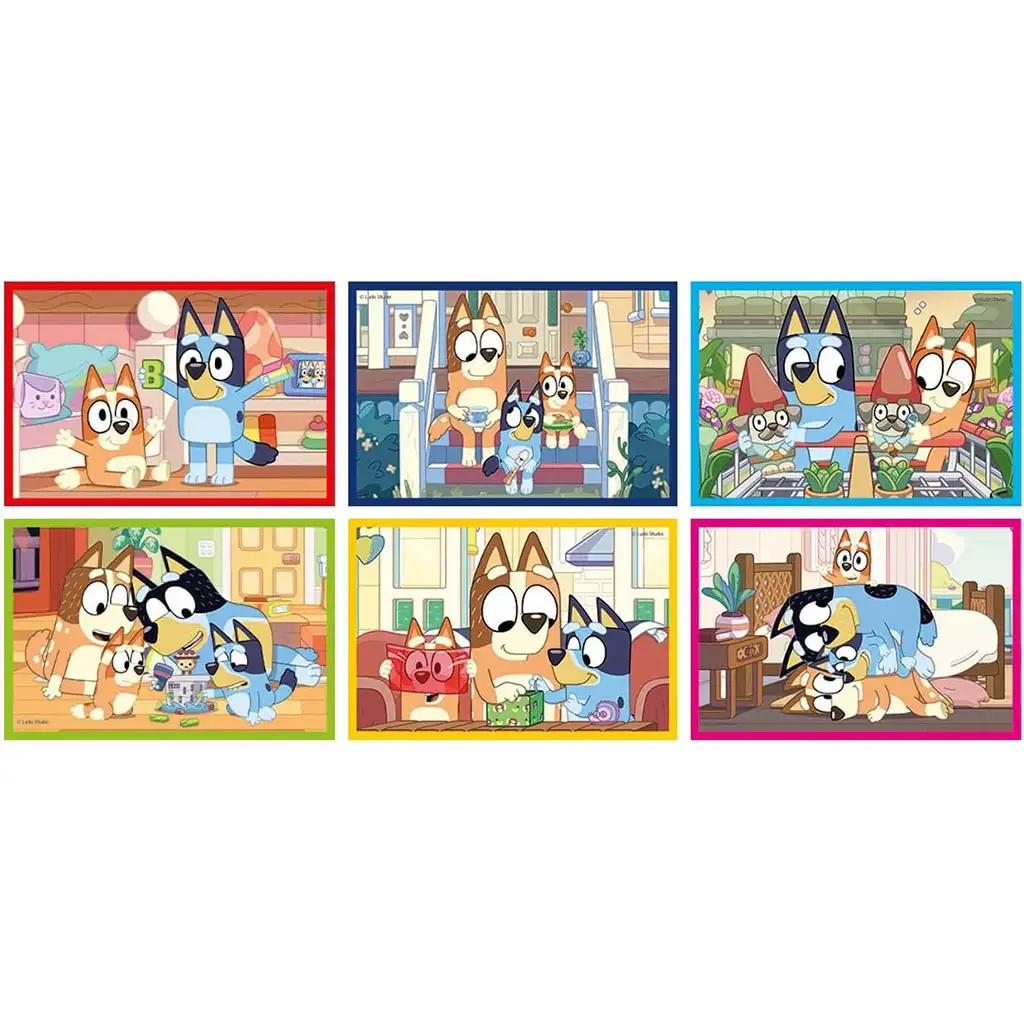 Bluey 6db-os mesekocka - Clementoni kép 2
