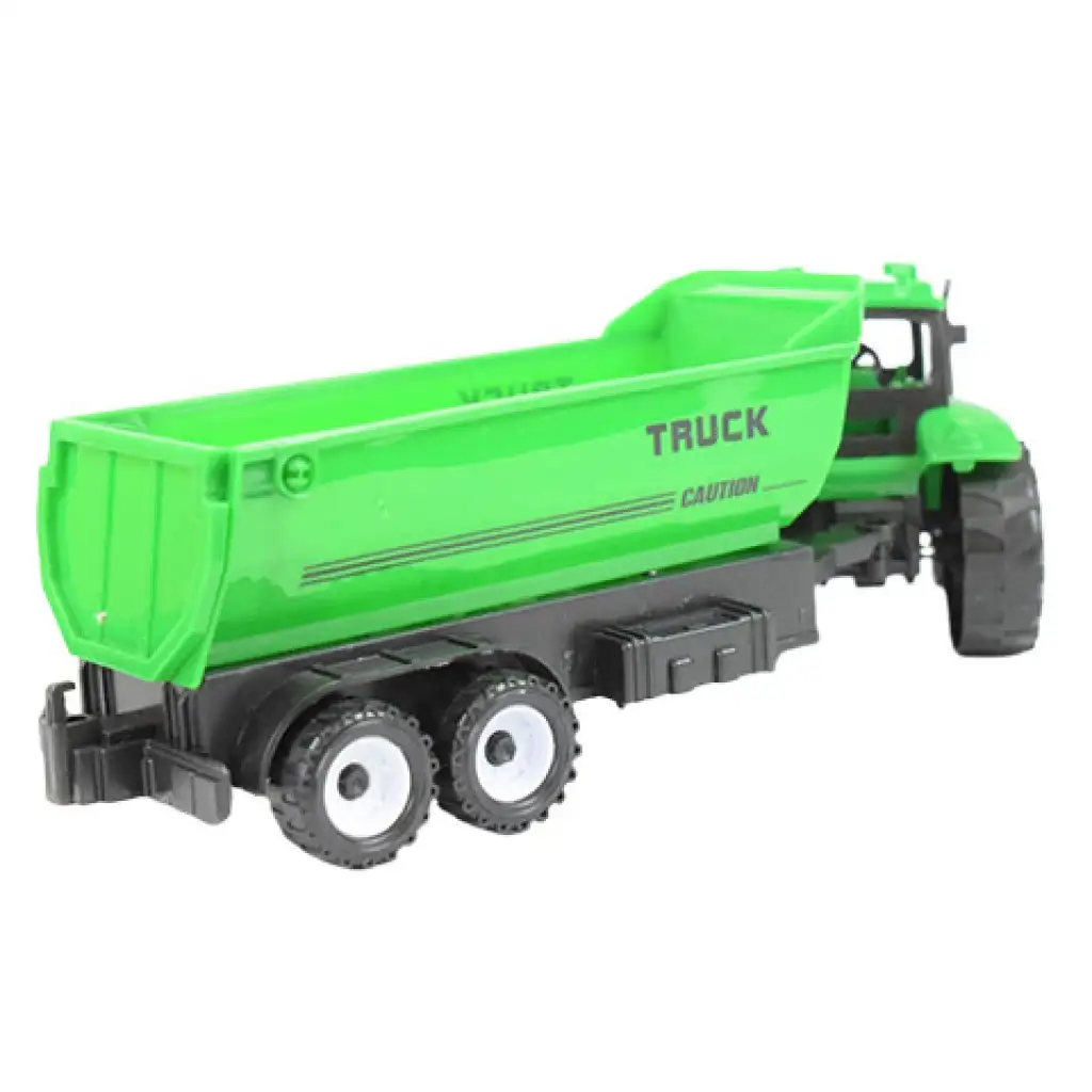 Farmer Truck: Mezőgazdasági traktor szett utánfutókkal 28cm kép 4