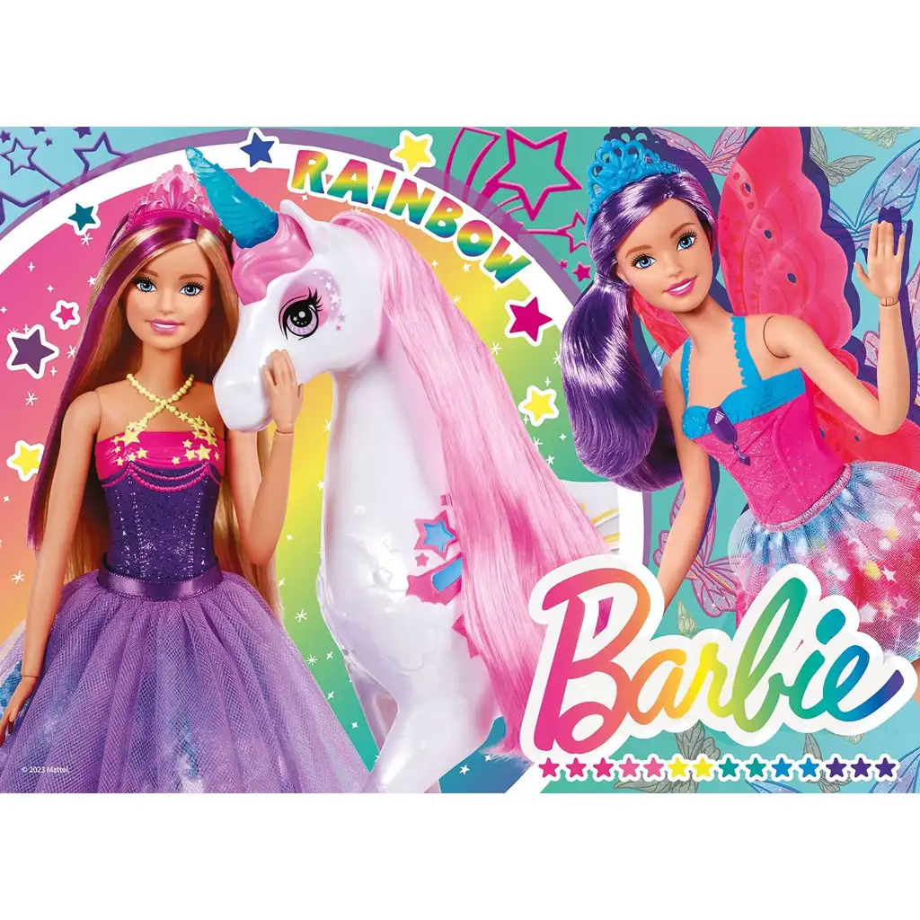 Barbie mágikus világa 4x48db-os maxi padló puzzle 35x25cm - Lisciani kép 2