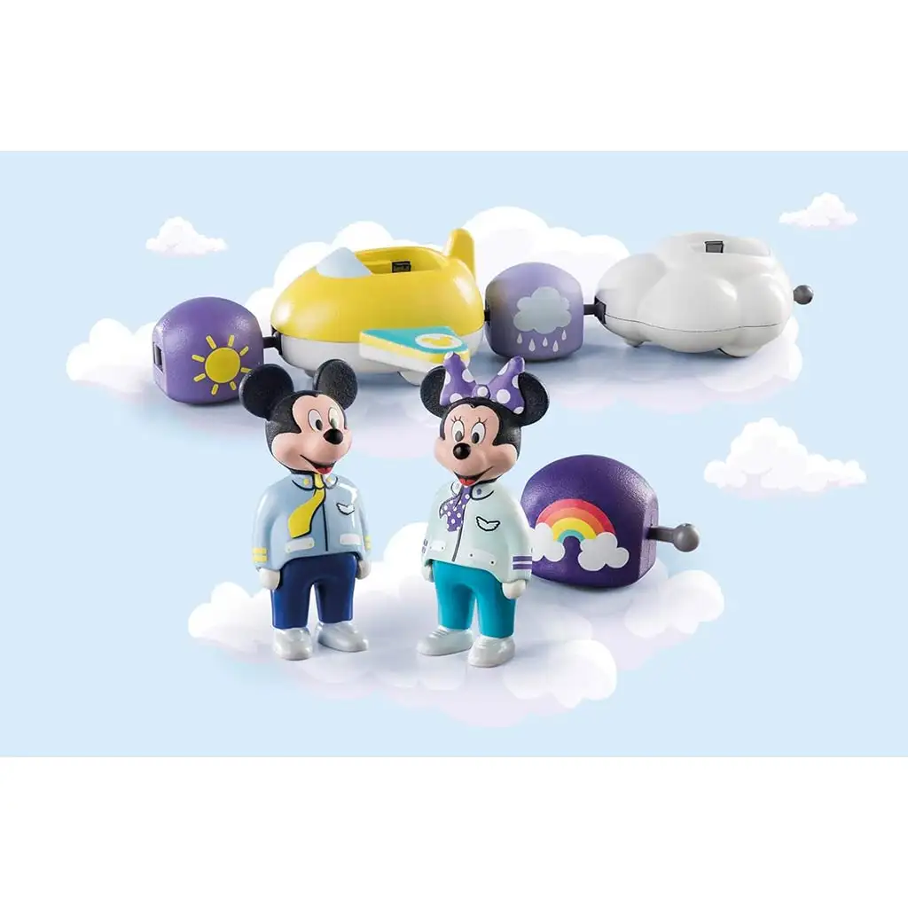 Playmobil 1.2.3 & Disney: Mickey és Minnie egér felhőrepülővel (71320) kép 2