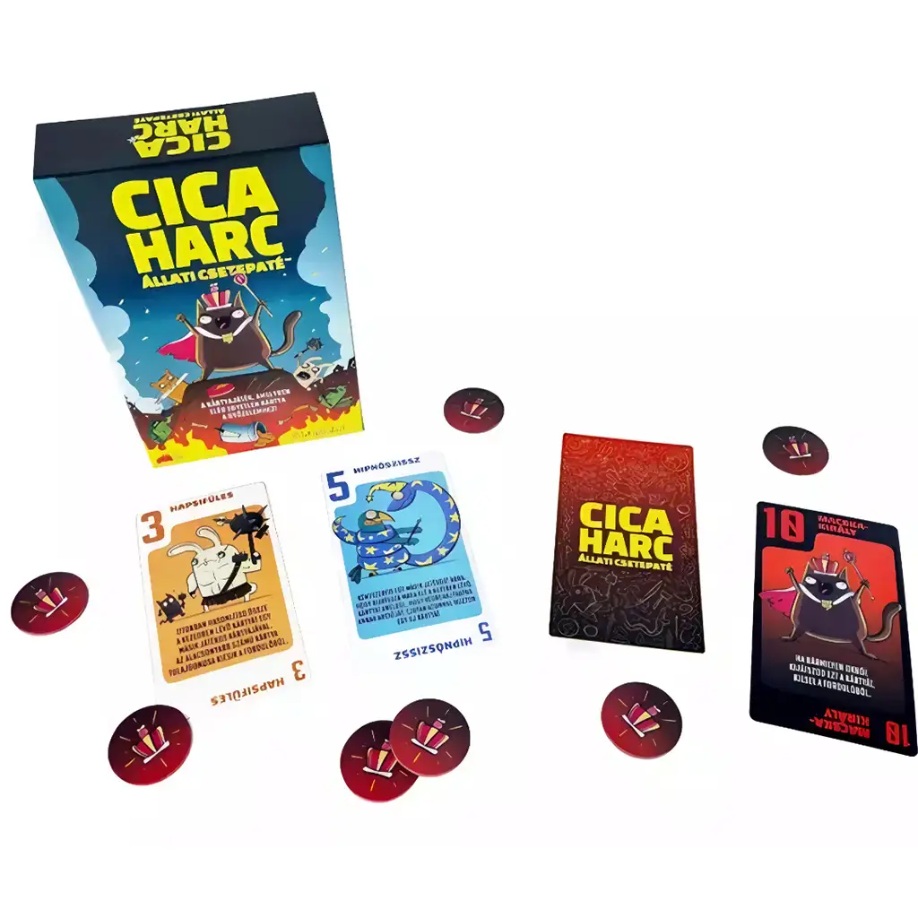 Cicaharc - Állati csetepaté társasjáték kép 2