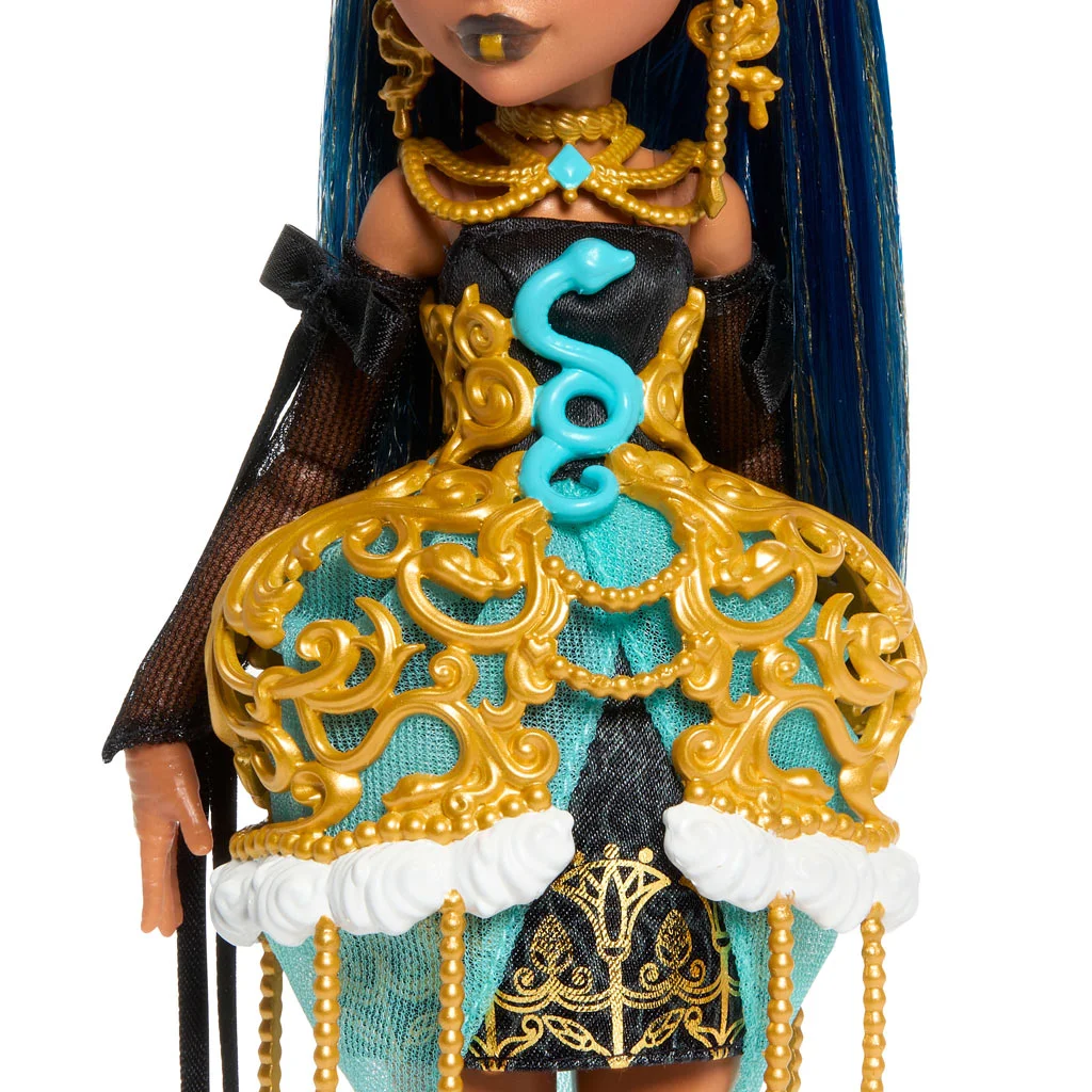 Monster High: Rémisztően Édes Szülinap – Cleo De Nile baba lufival és ajándékkal - Mattel kép 3