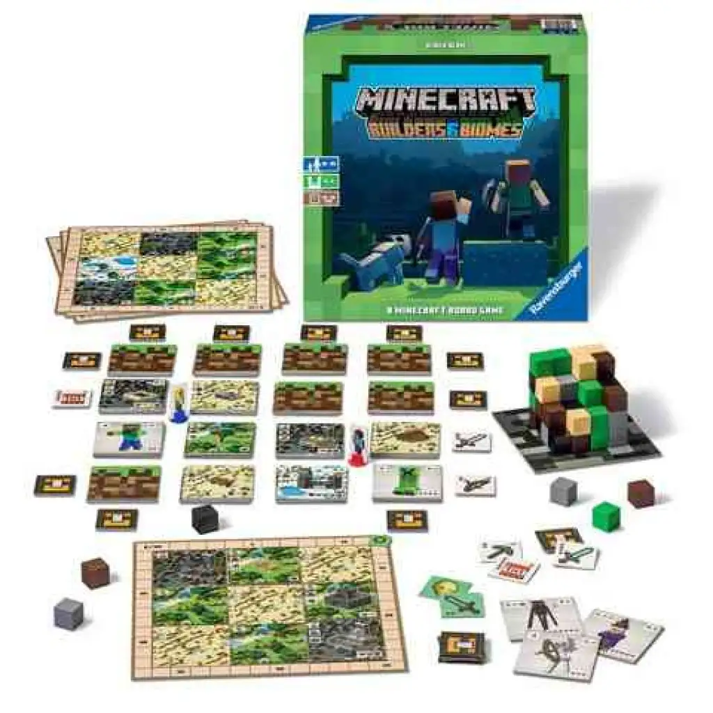 Minecraft: Builders & Boimes társasjáték - Ravensburger kép 2