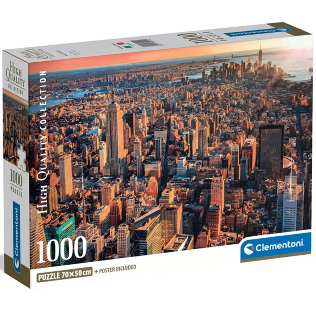 New York épületei 1000db-os HQC puzzle - Clementoni