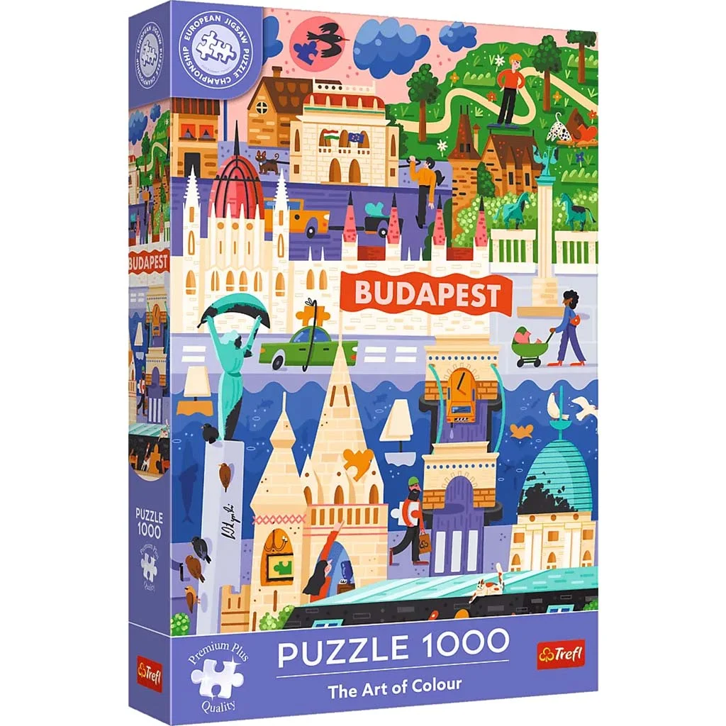 Puzzle EB: Budapest 1000db-os prémium puzzle – Trefl
