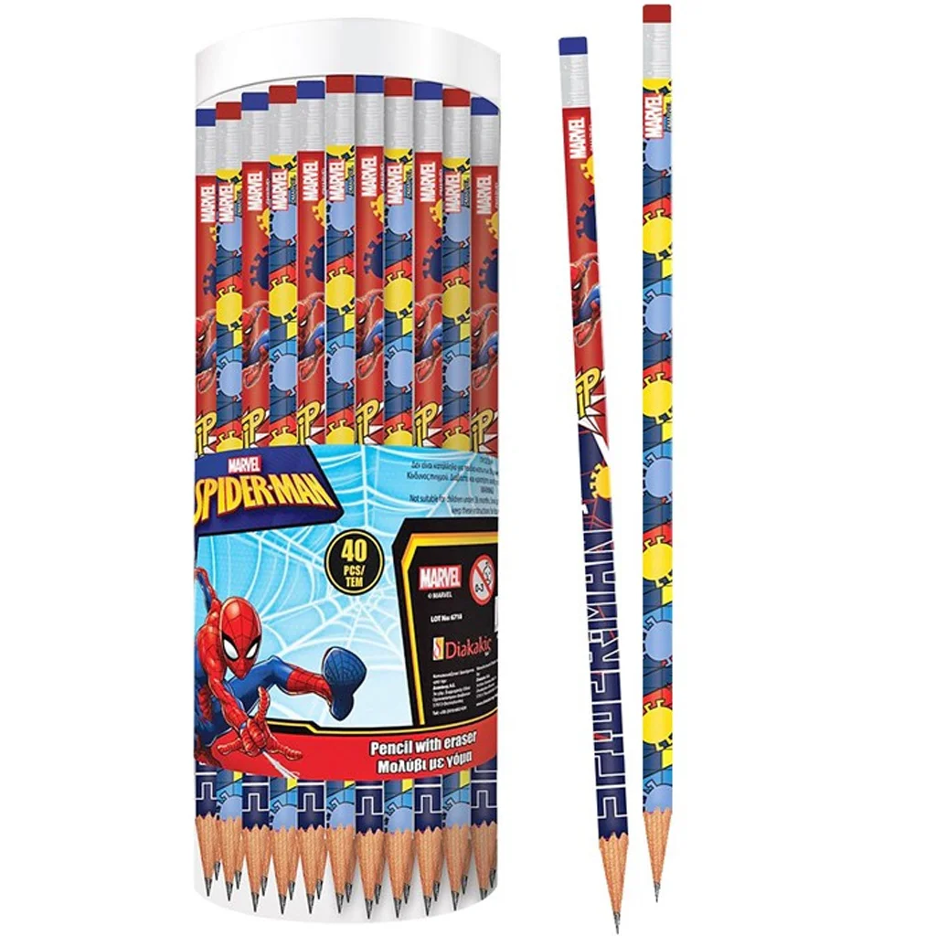 Luna: Pókember radíros grafitceruza, kétféle változatban 1db