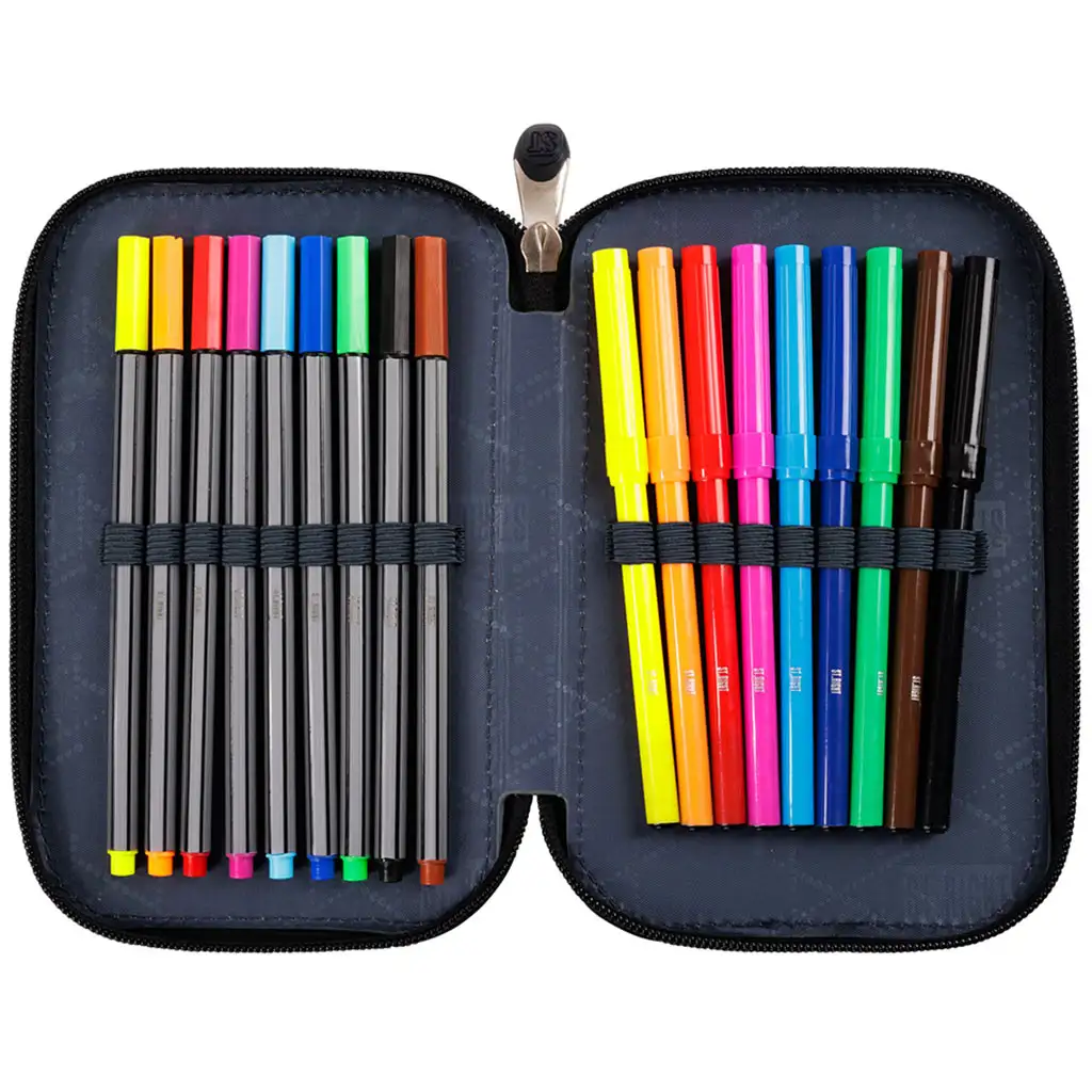 St.Right Black Cats kétemeletes töltött tolltartó kép 2