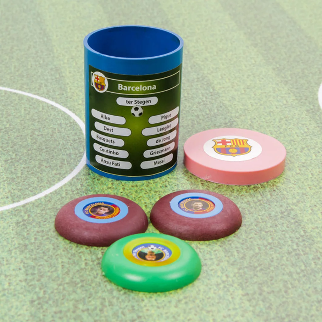 Gombfoci pálya szett 90×55 cm tárolóval és csapatokkal kép 4