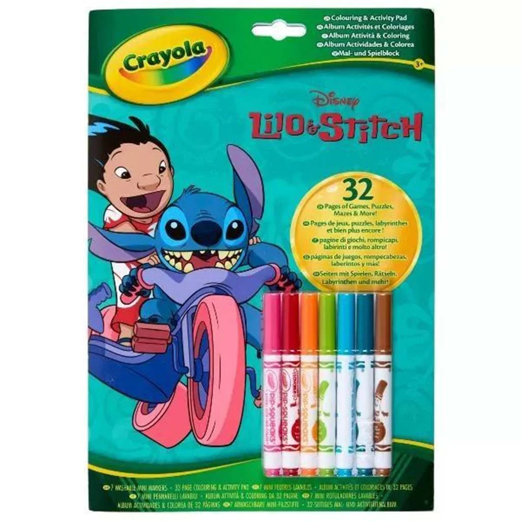 Crayola: Lilo & Stitch színező és foglalkoztató füzet