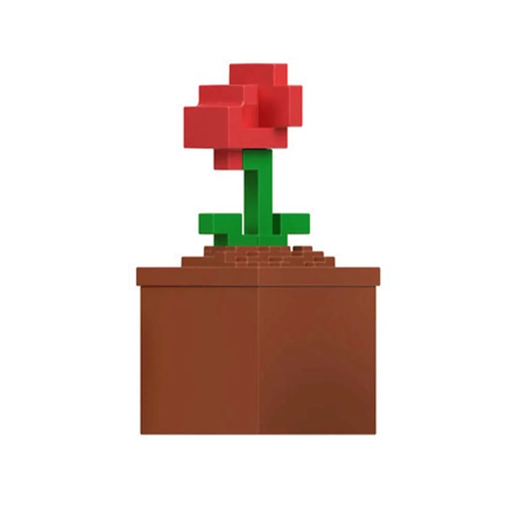Minecraft Reveal minifigura tárolóban - Pipacs - Mattel kép 2