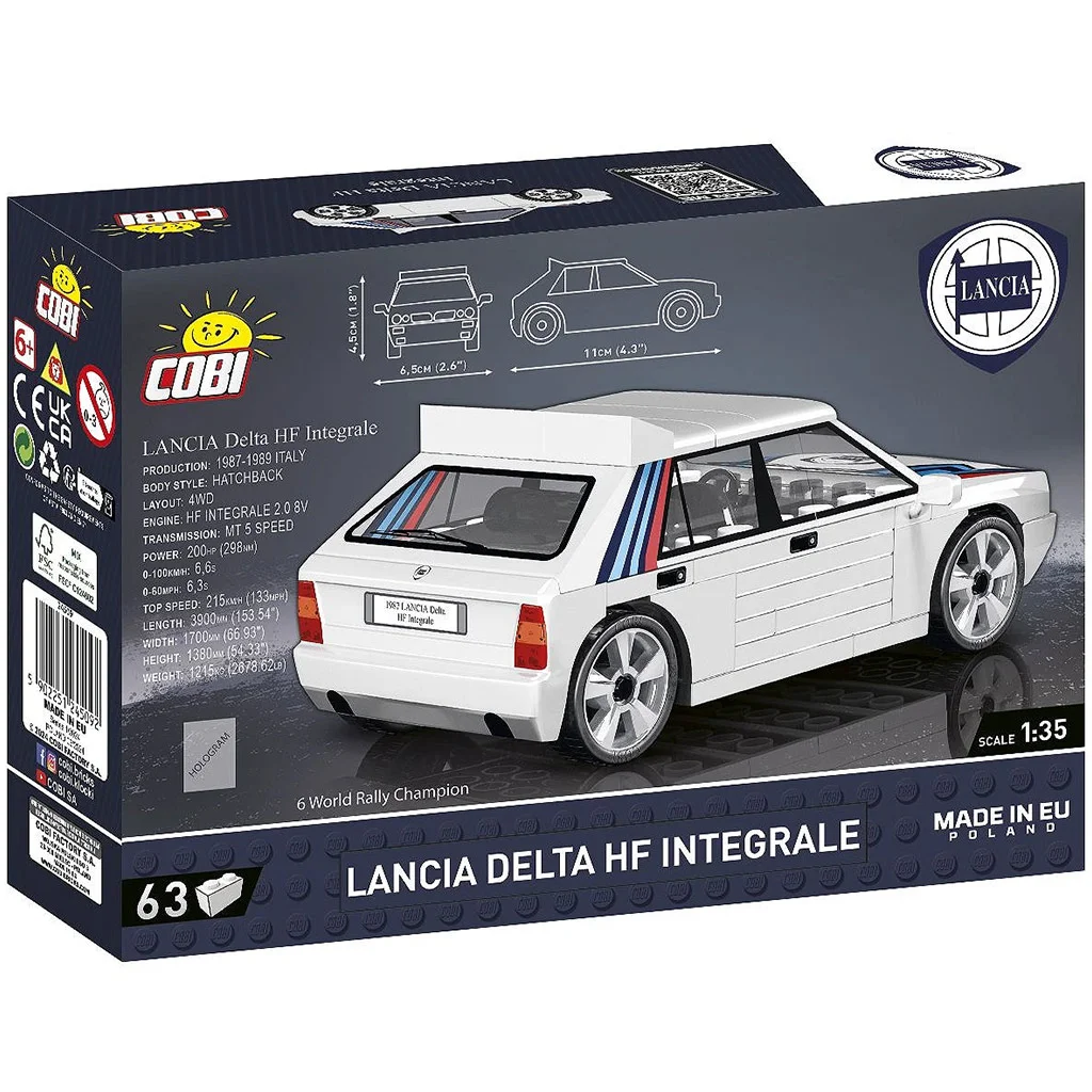 COBI: Lancia Delta HF Integrale autó építőjáték (24509) kép 3