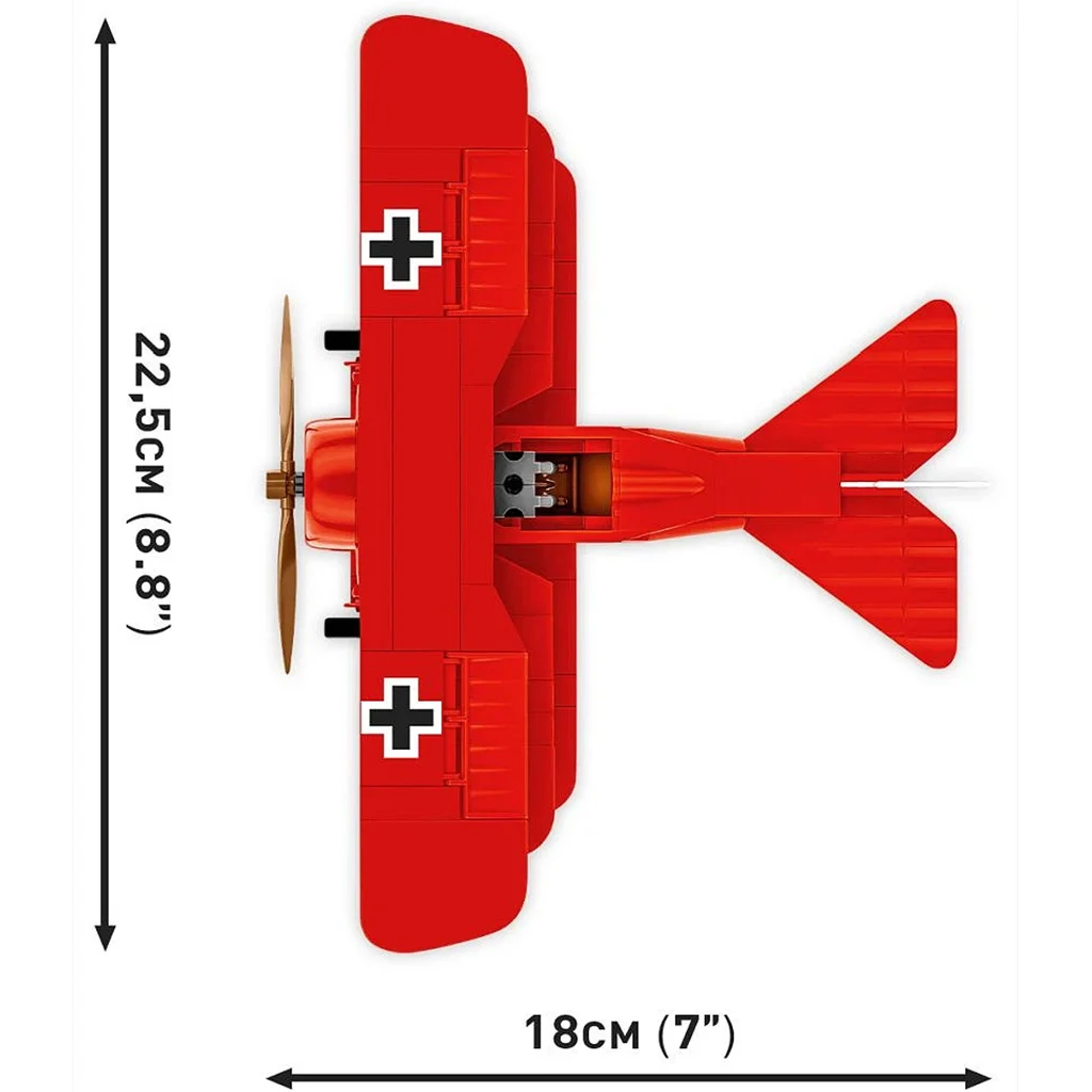 COBI: Fokker Dr. I „Vörös báró” építőjáték (2996) kép 3
