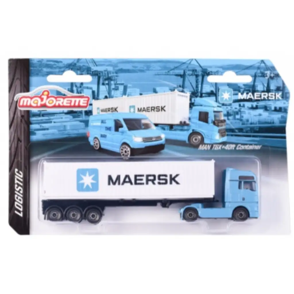 Majorette: Maersk szállítójárművek szett 1/64 több változatban - Simba Toys kép 2