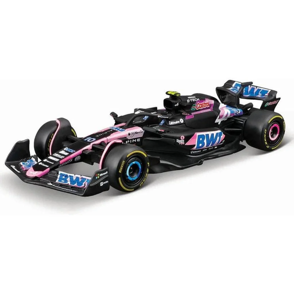 Bburago: BWT Alpine F1 Team A524 (2024) F1 versenyautó fém autómodell 1/43 (Pierre Gasly #10) kép 2