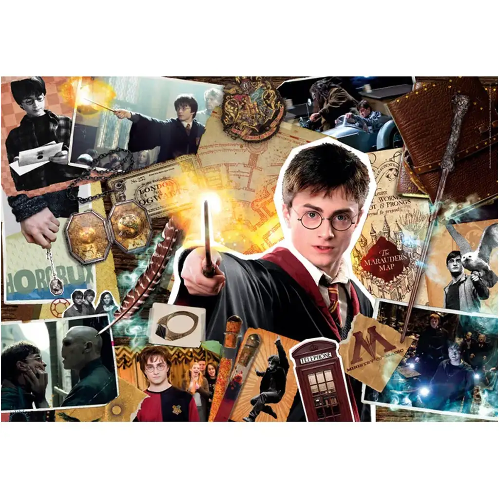 Harry Potter - A varázsvilág relikviái 1500db-os compact puzzle - Clementoni kép 2