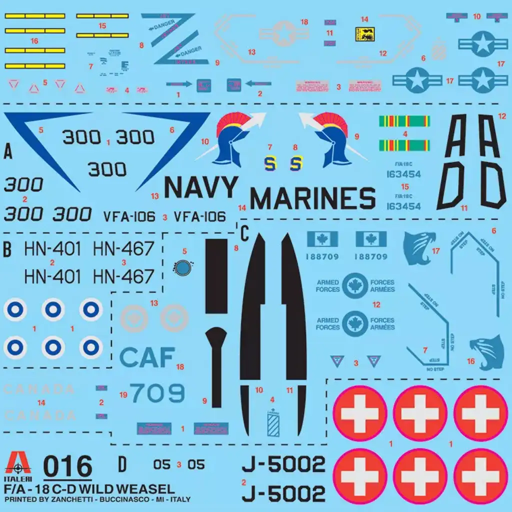 Italeri 1/72 F/A-18 Hornet vadászrepülőgép makett kép 2