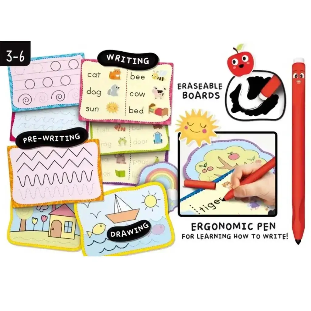 Montessori Pen: Készségfejlesztő szett speciális tollal - Lisciani kép 2