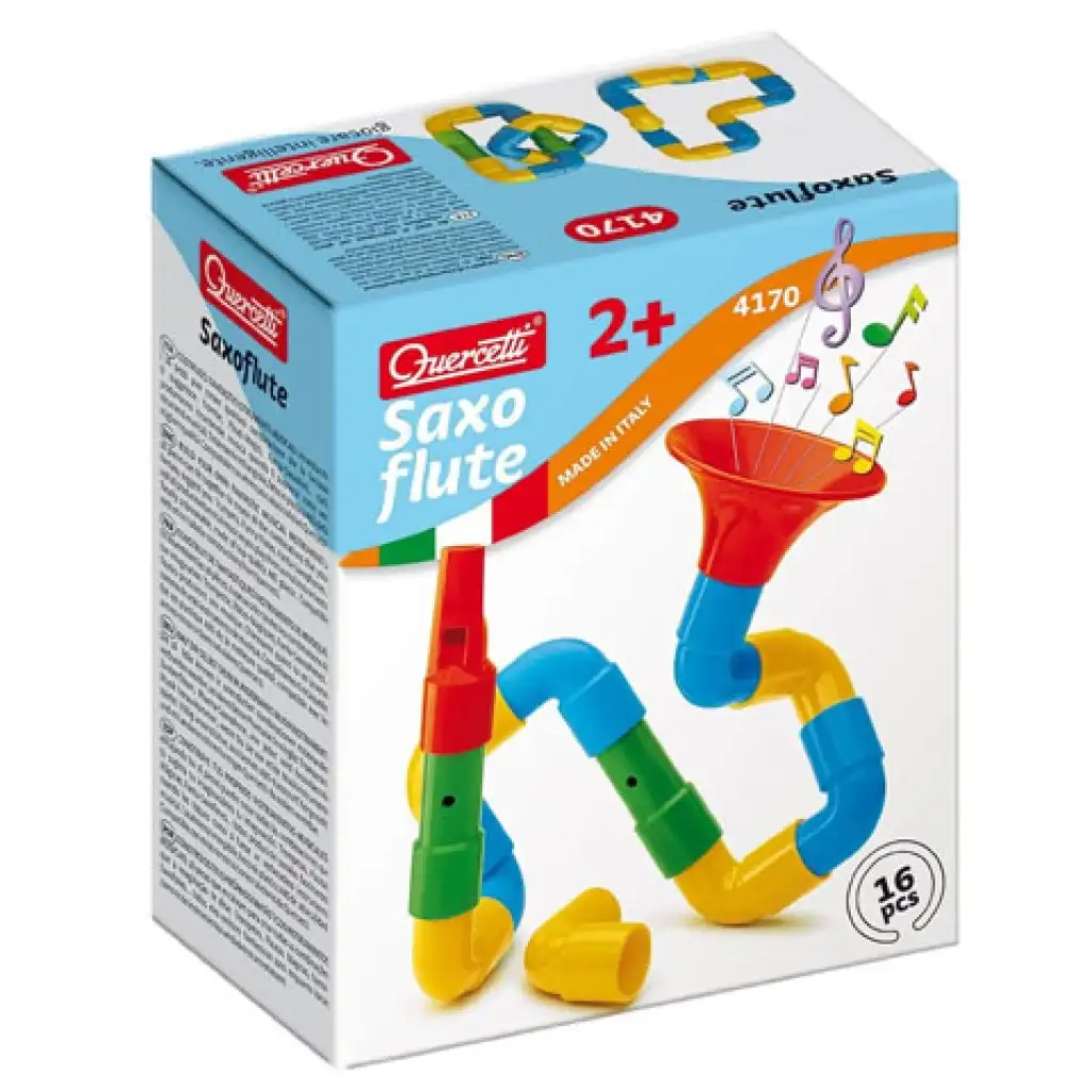 Quercetti: Építhető Szaxofon szett 16 db-os