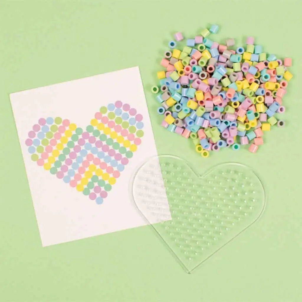 PlayBox: 5mm-es MIDI vasalható gyöngyök - Pasztell színek 1000db-os csomag kép 2