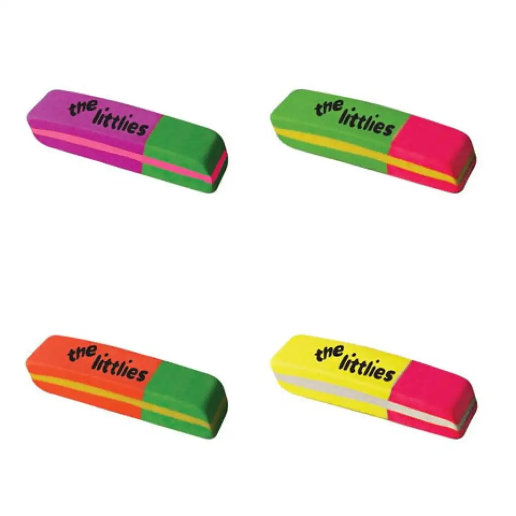 Neon kétszínű radír többféle változatban 1db kép 2