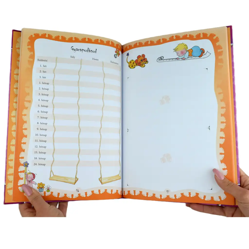 Lányos babanapló kép 5
