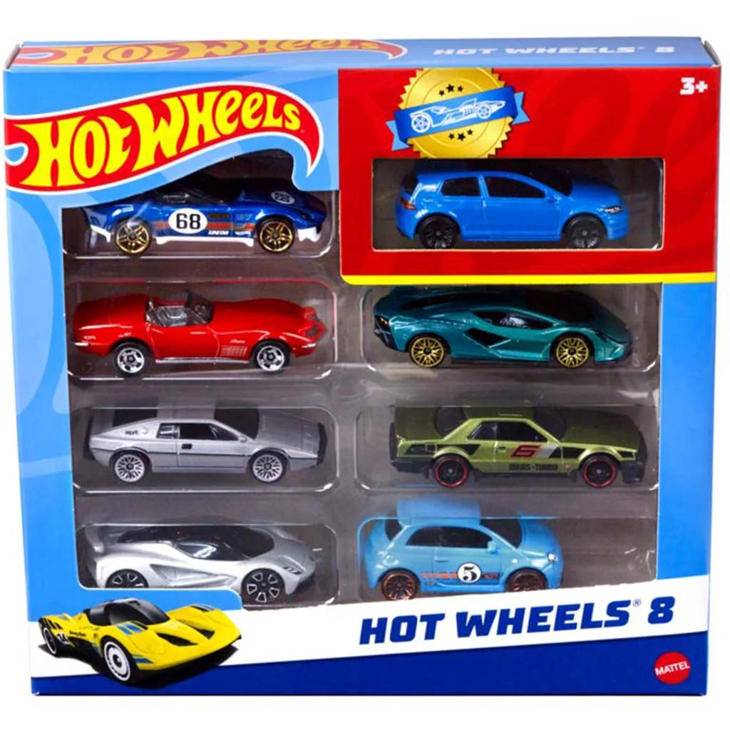 Hot Wheels kisautó 8db-os csomag - Mattel kép 2
