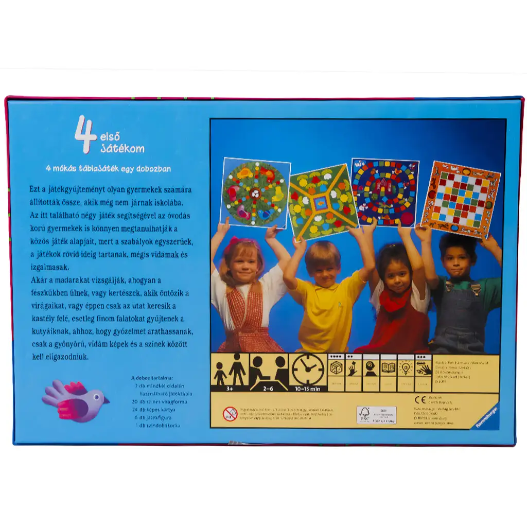 4 első játékom társasjáték gyűjtemény - Ravensburger kép 3