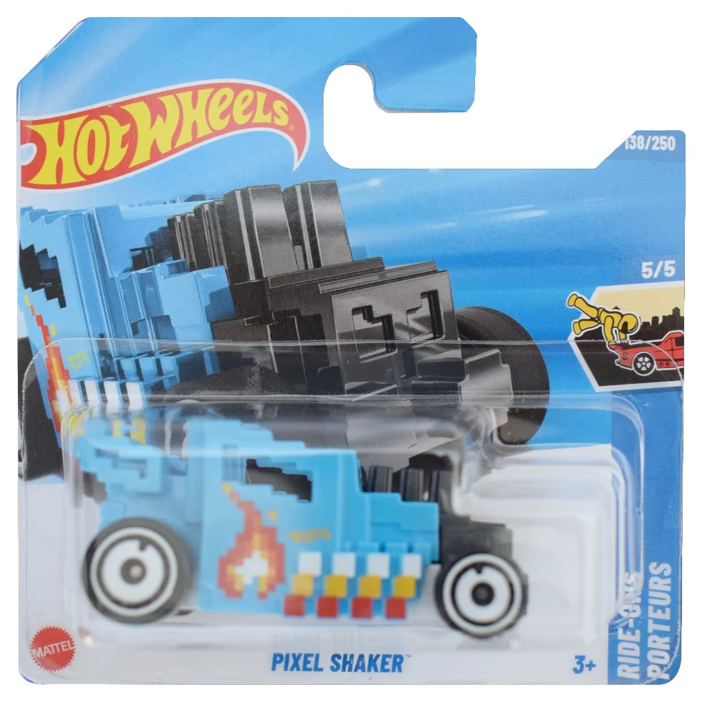 Hot Wheels: Pixel Shaker kék kisautó 1/64 - Mattel