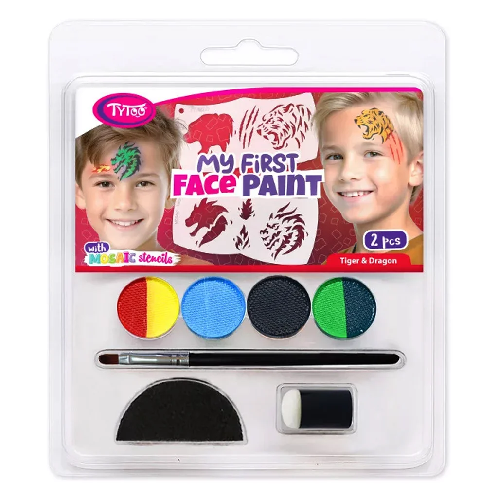 TyToo: Első arcfestő szettem - Tigrisek és Sárkányok