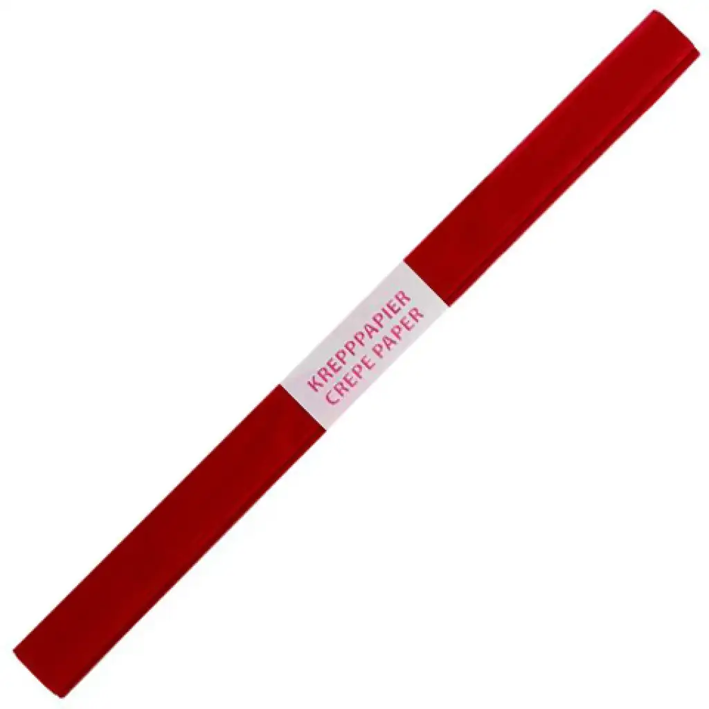 Spirit: Krepp papír bordó színben 200x50cm
