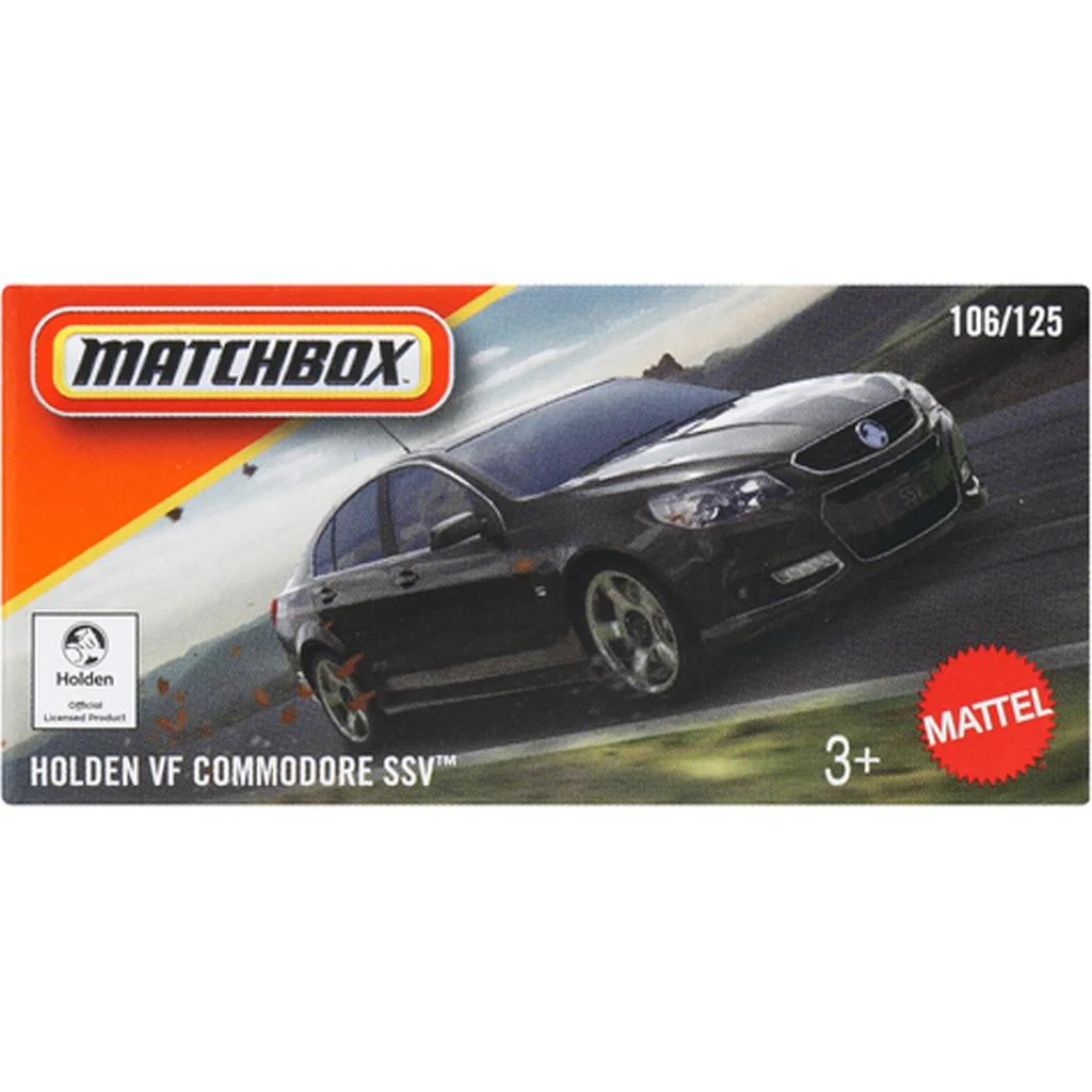 Matchbox: Papírdobozos Holden VF Commodore SSV kisautó 1/64 - Mattel