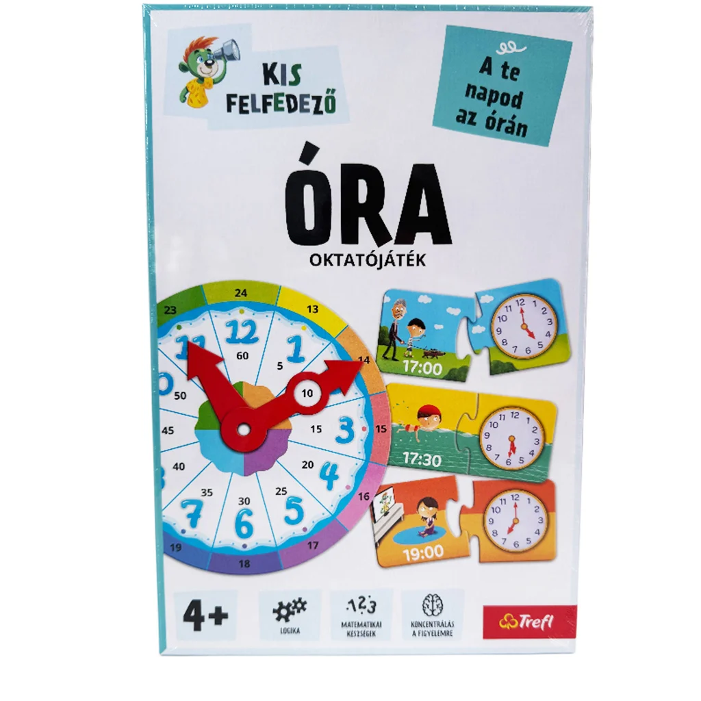 Kis felfedező: Óra oktatójáték új kiadás - Trefl