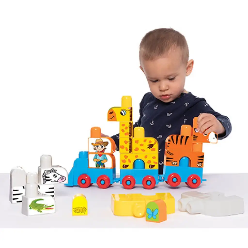 Szafari vonat építőjáték kép 3
