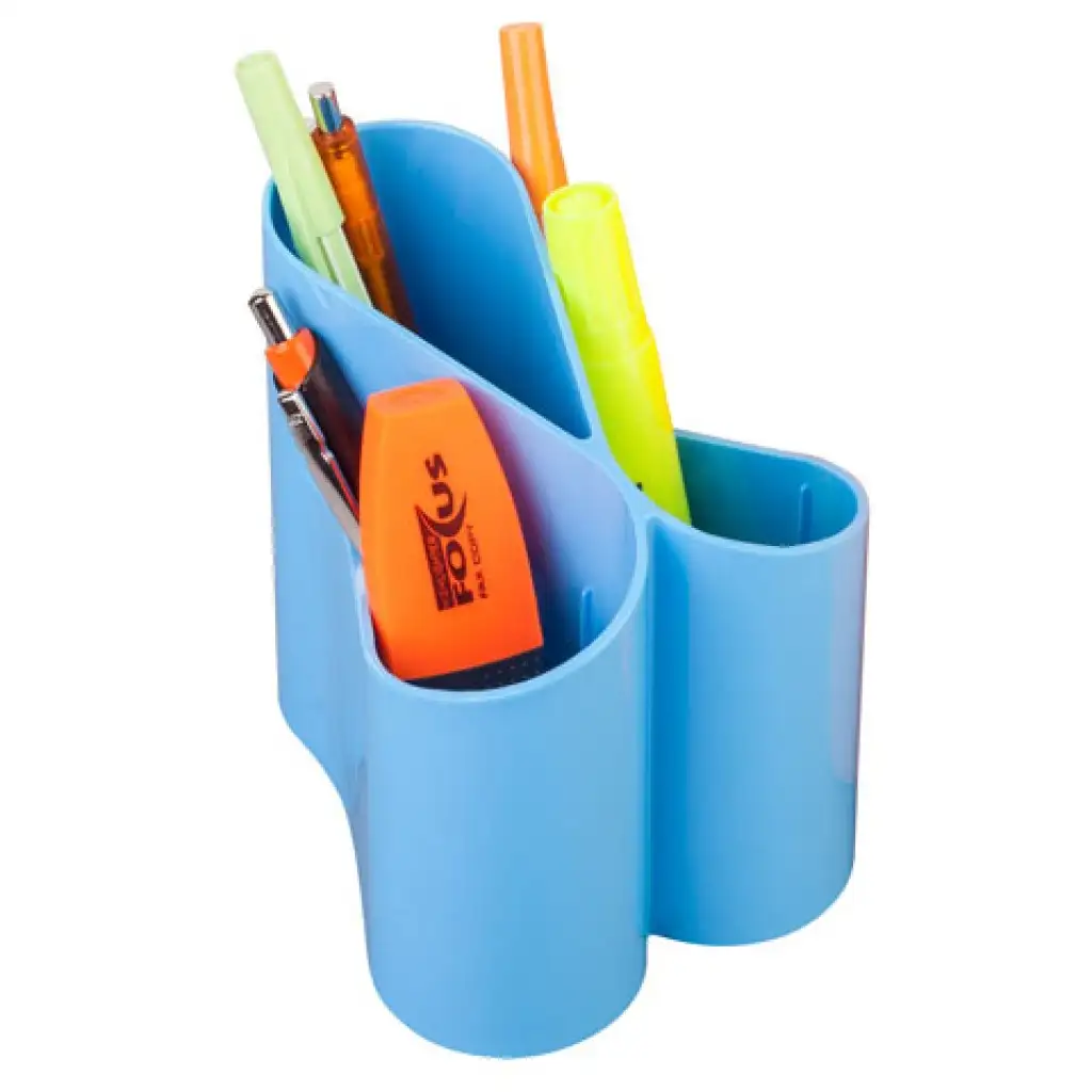 ICO: Lux formatervezett világoskék írószertartó kép 2