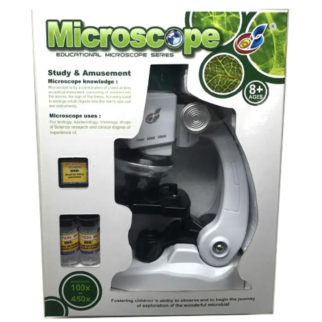 Mikroszkóp készlet 100x-450x nagyítással
