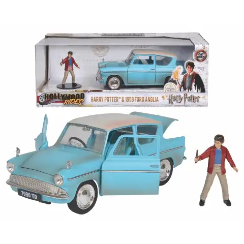 Hollywood Rides - Harry Potter: 1959 Ford Anglia fém autómodell 1/24 - Simba Toys