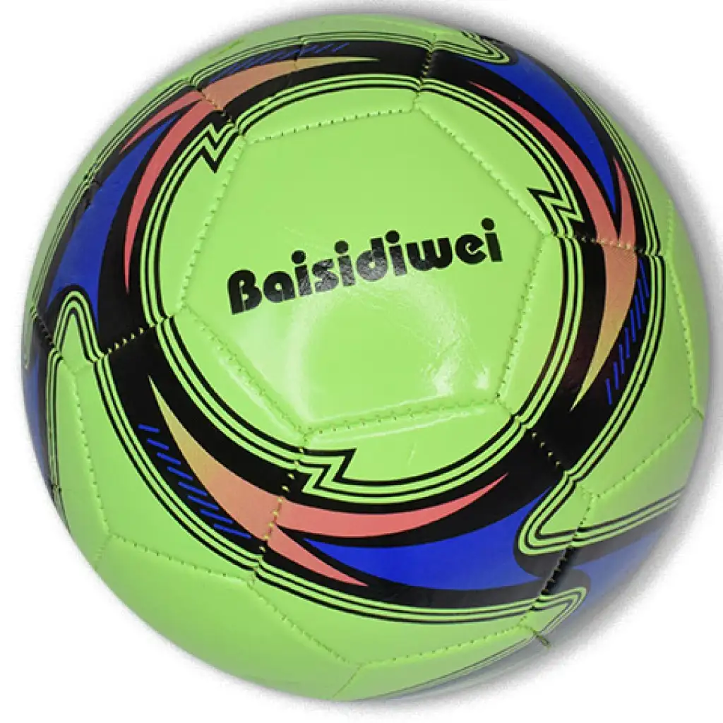 Neon színű műbőr focilabda többféle változatban 23cm kép 4