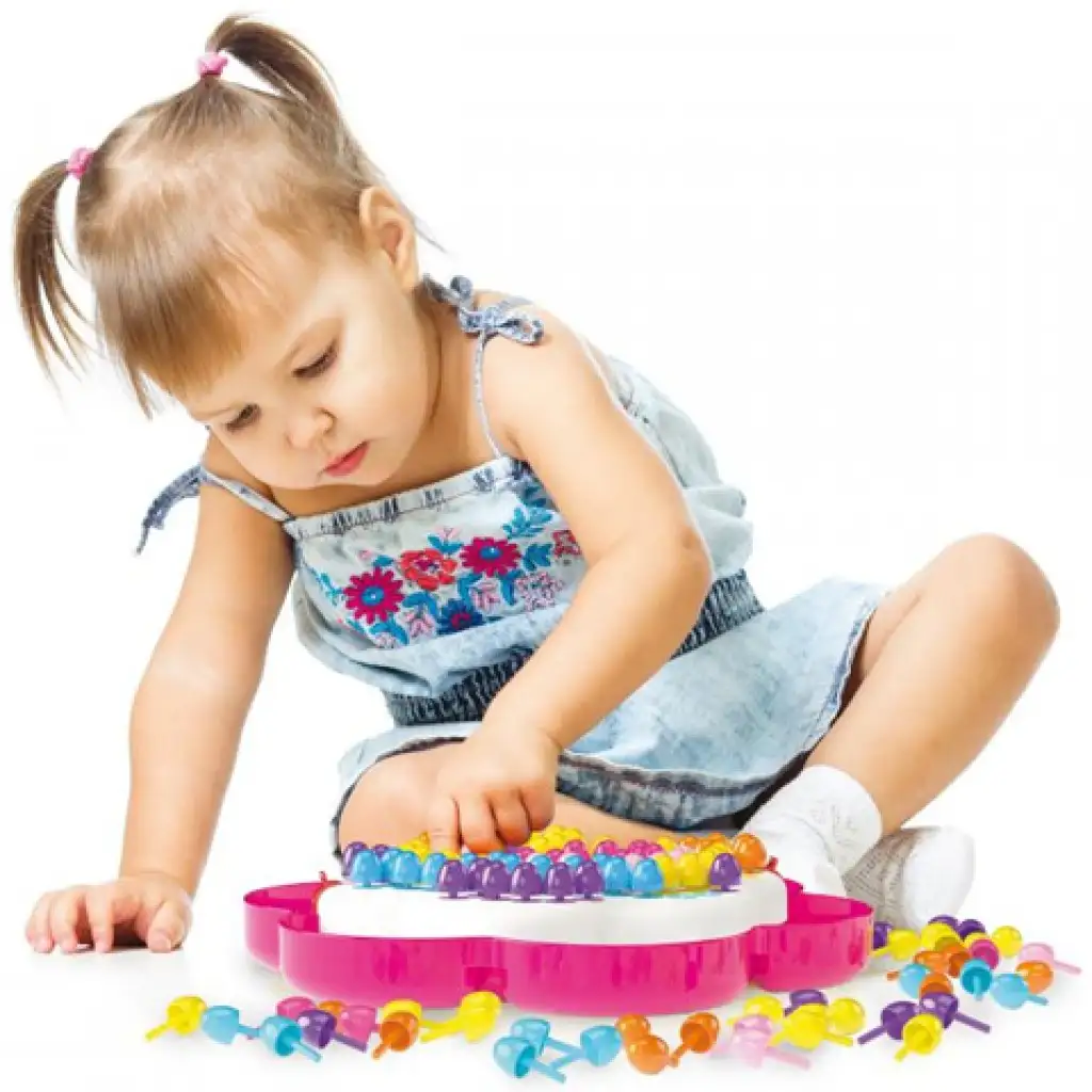 Quercetti: Pixel Daisy pötyi kirakó 150db-os kép 4