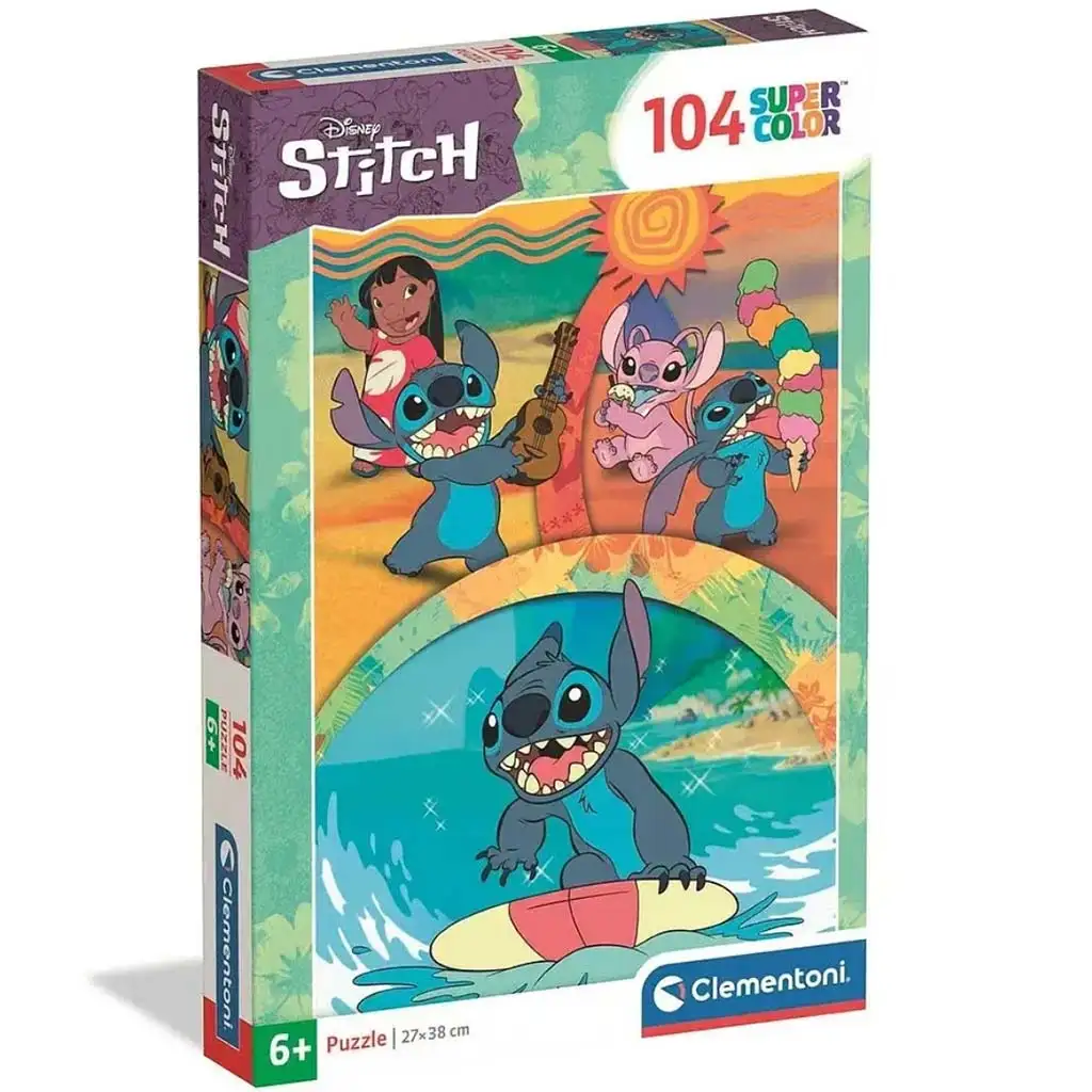 Disney Stitch A csillagkutya supercolor 104db-os puzzle - Clementoni