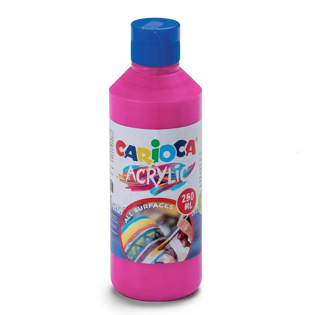 Acrylic 250ml-s akril festék rózsaszín színben - Carioca
