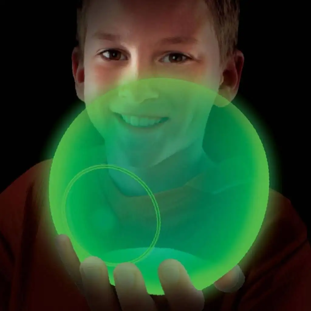 Tiny Wubble sötétben világító zöld buboréklabda 30cm kép 2