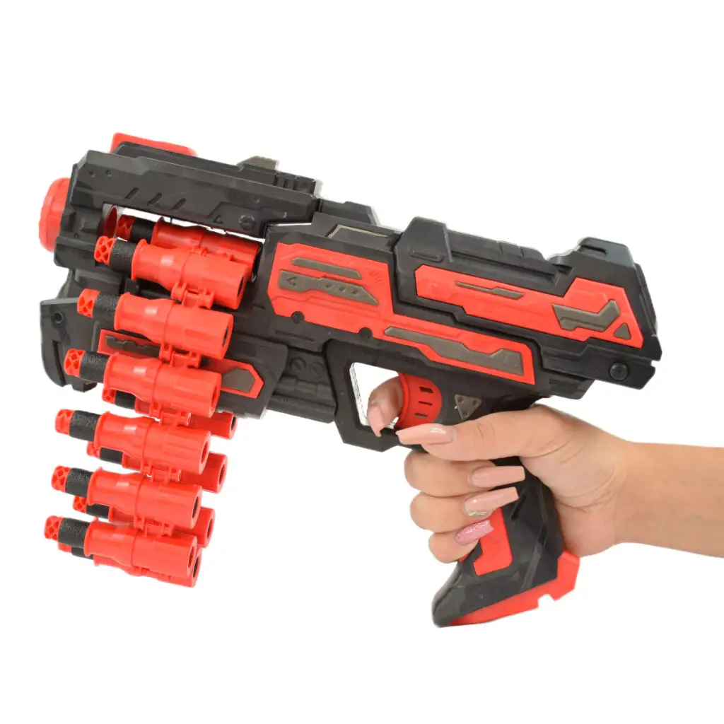 Rattle Belt Track Pro: Szivacslövő fegyver tárral és töltényekkel 18 méteres lövőtávval kép 8