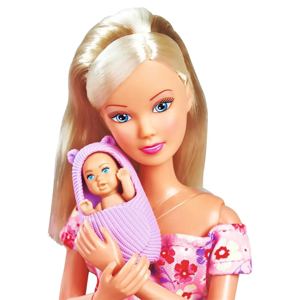 Steffi Love: Steffi terhes baba bölcsővel és kiegészítőkkel - Simba Toys kép 3