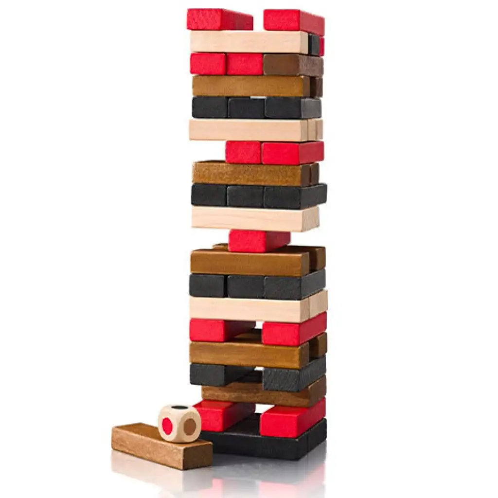 Popular Toronyépítő jenga játék - Woodyland kép 2