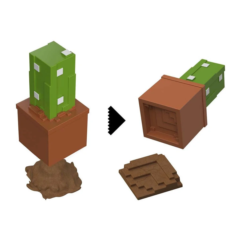 Minecraft Reveal minifigura tárolóban - Kaktusz - Mattel kép 3