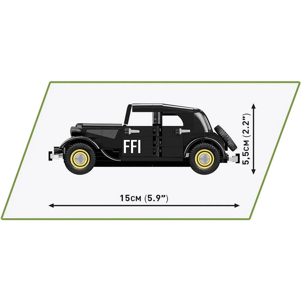 COBI: Citroën Traction 11CV BL autó építőjáték (2266) kép 3