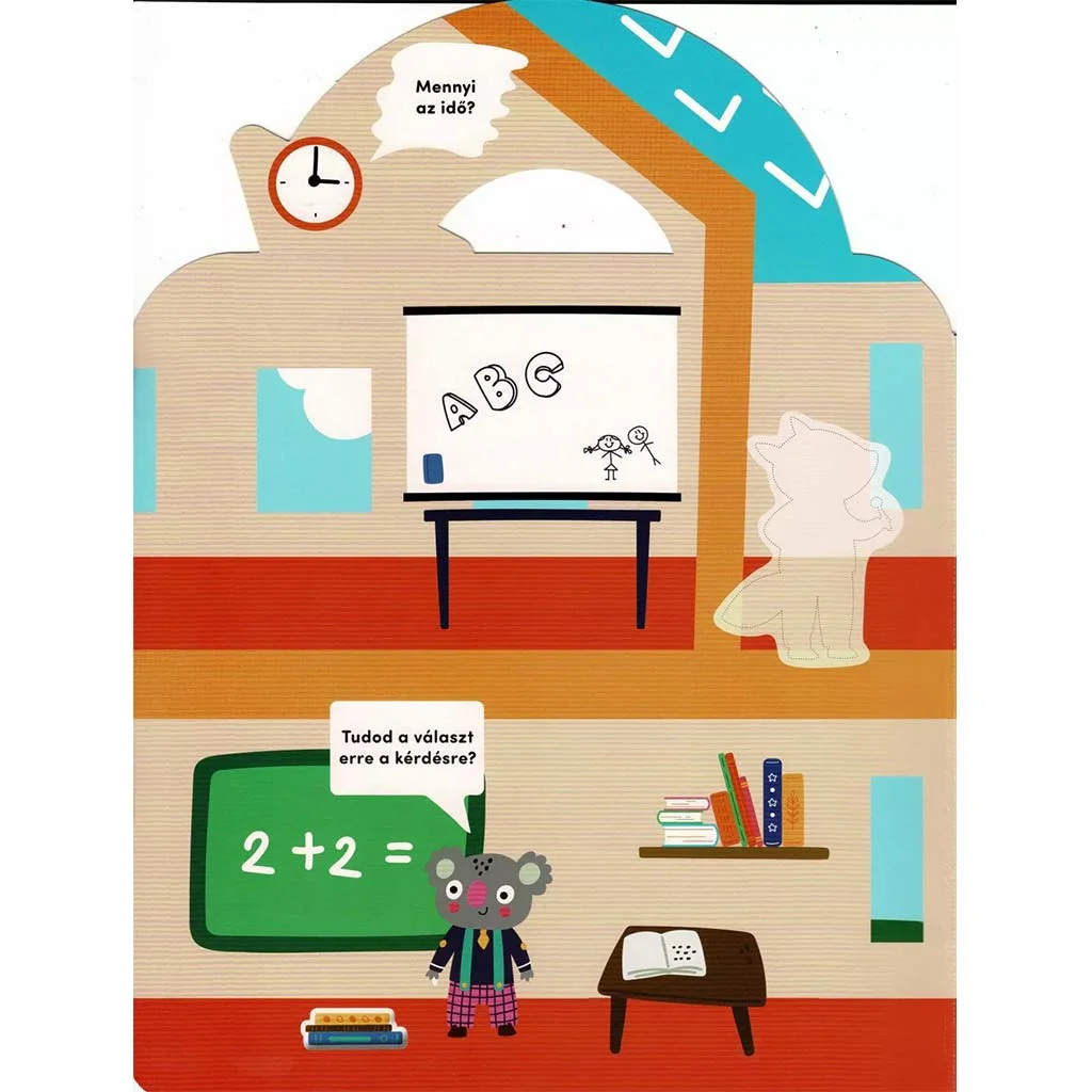 Irány... a suli foglalkoztató könyv újrahasználható matricákkal kép 2