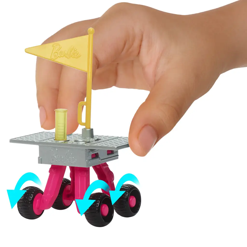 Barbie: 65. évfordulós karrier játékszett - Űrhajós baba kiegészítőkkel - Mattel kép 4