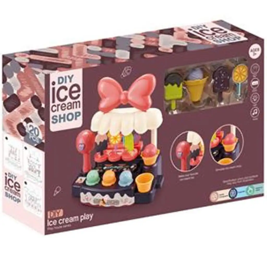 Fagylalt Stúdió játékszett fénnyel és hanggal 20db-os