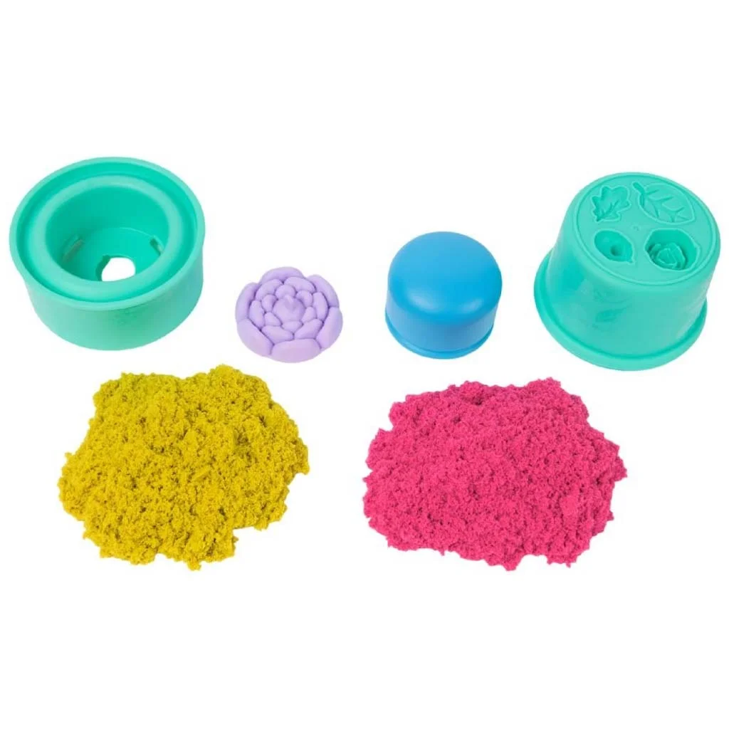 Kinetic Sand: Squish Blossom varázsvirág homokgyurma szett – Spin Master kép 2